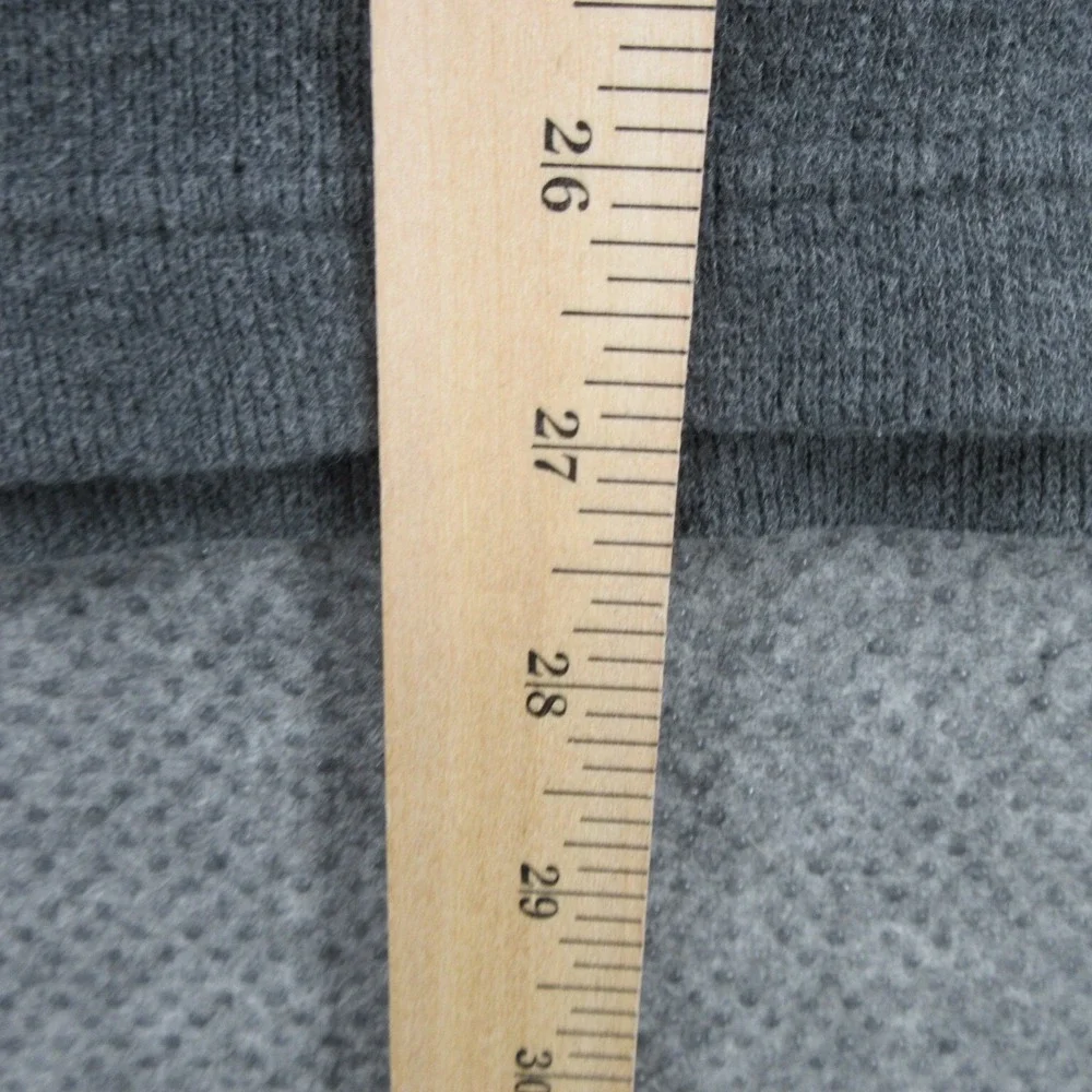 Banana Republic Mens Sweater Extra Large Pullover V-Neck Gray Long Sleeve Cotton